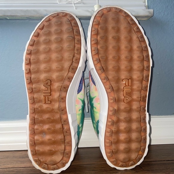 ☀️Rare Tiedye🌈sneakers Rainbow sneakers platform pride chunky sneakers - Picture 10 of 10